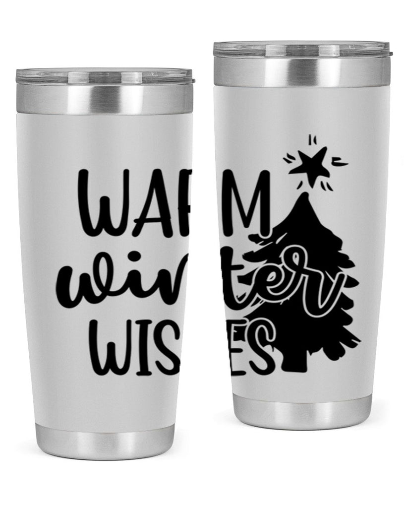 Warm Winter Wishes 451#- winter- Tumbler