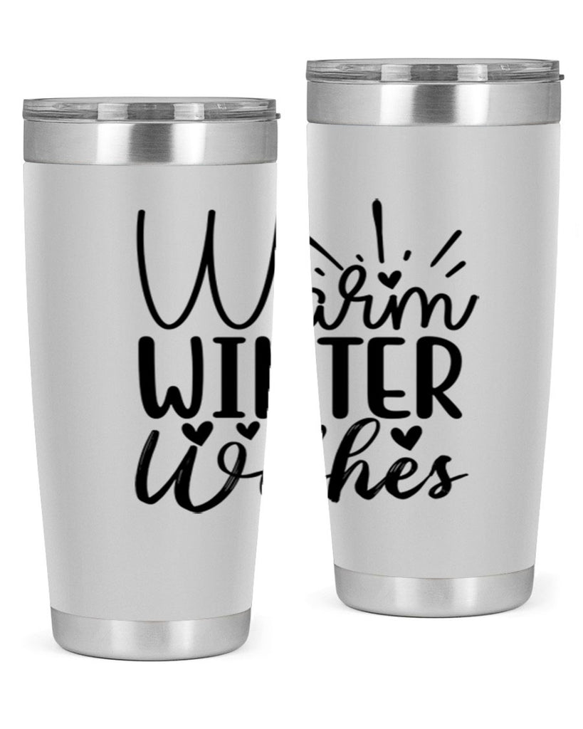 Warm Winter Wishes 454#- winter- Tumbler