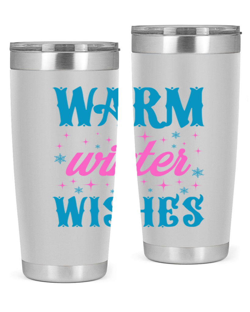 Warm Winter Wishes 464#- winter- Tumbler