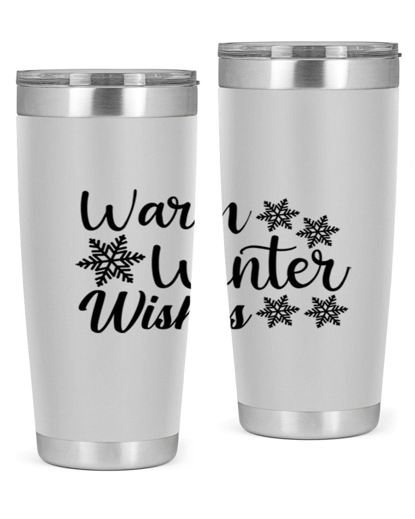 Warm Winter Wishes 466#- winter- Tumbler