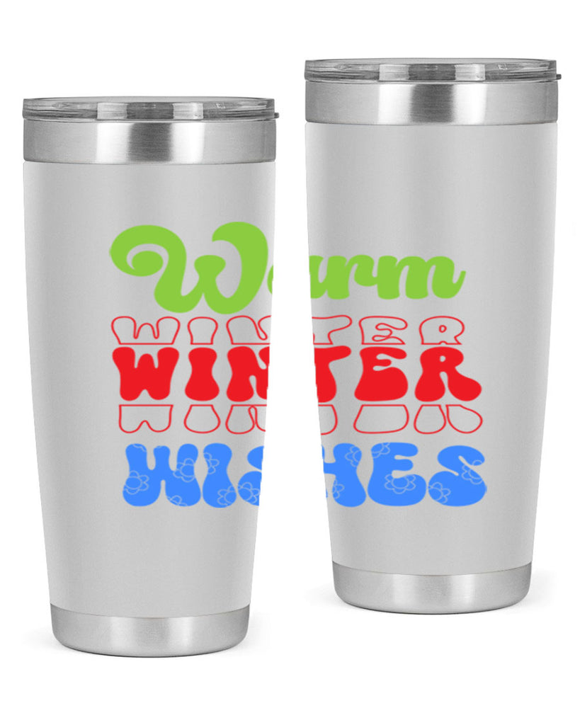 Warm winter wishes 458#- winter- Tumbler