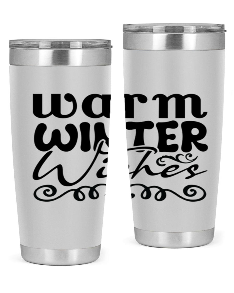 Warm winter wishes 461#- winter- Tumbler