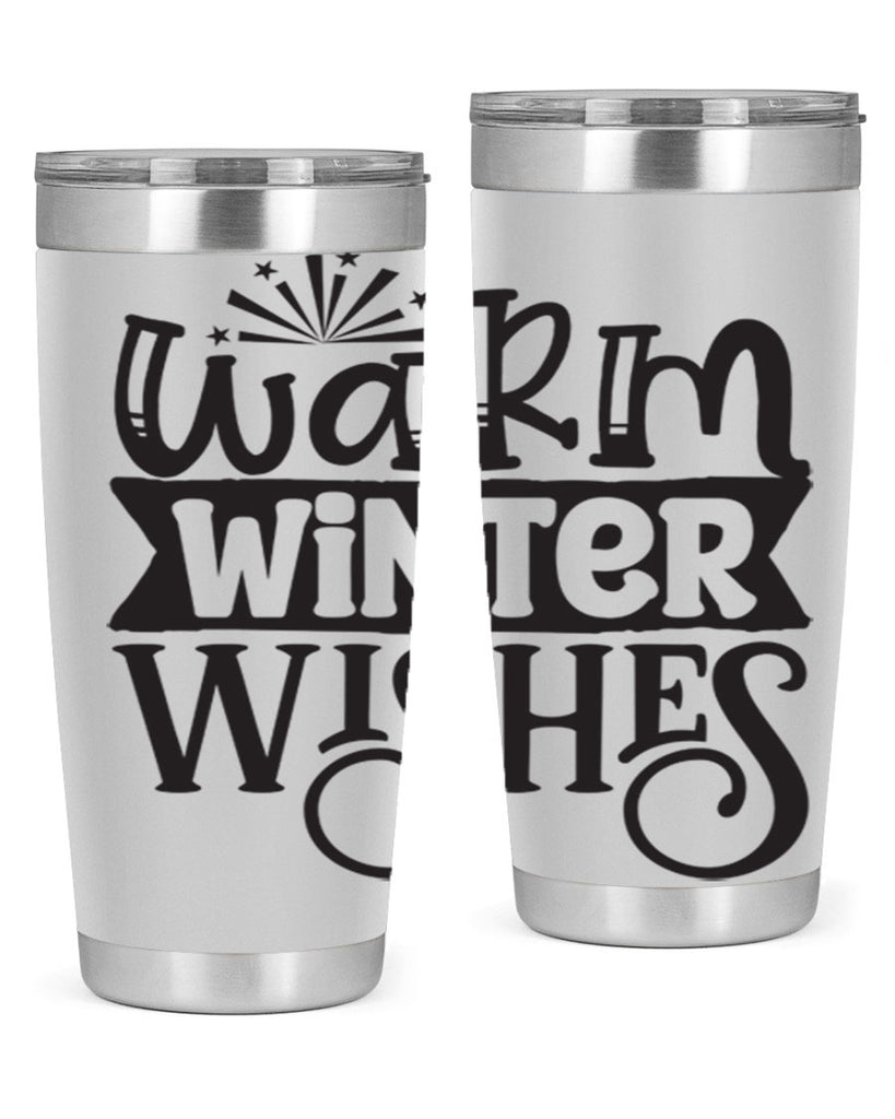 Warm winter wishes 462#- winter- Tumbler