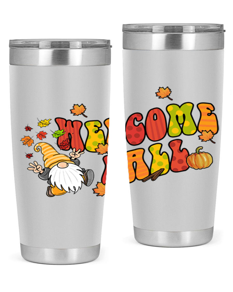 WelcomeFallGnome 637#- fall- Tumbler