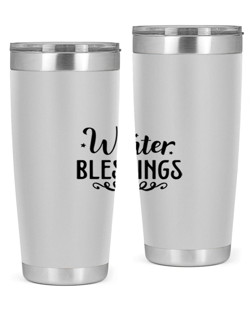 Winter Blessings 490#- winter- Tumbler