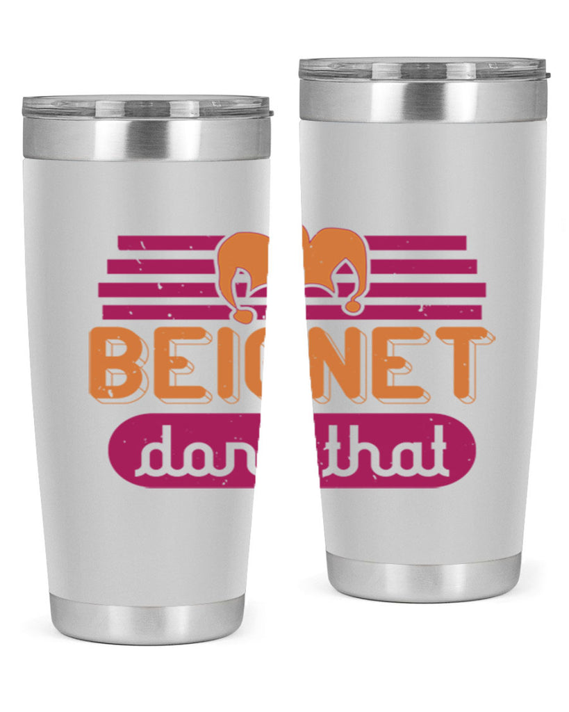 beignet done that 26#- mardi gras- Tumbler