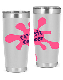 crush cancer Style 14#- breast cancer- Tumbler