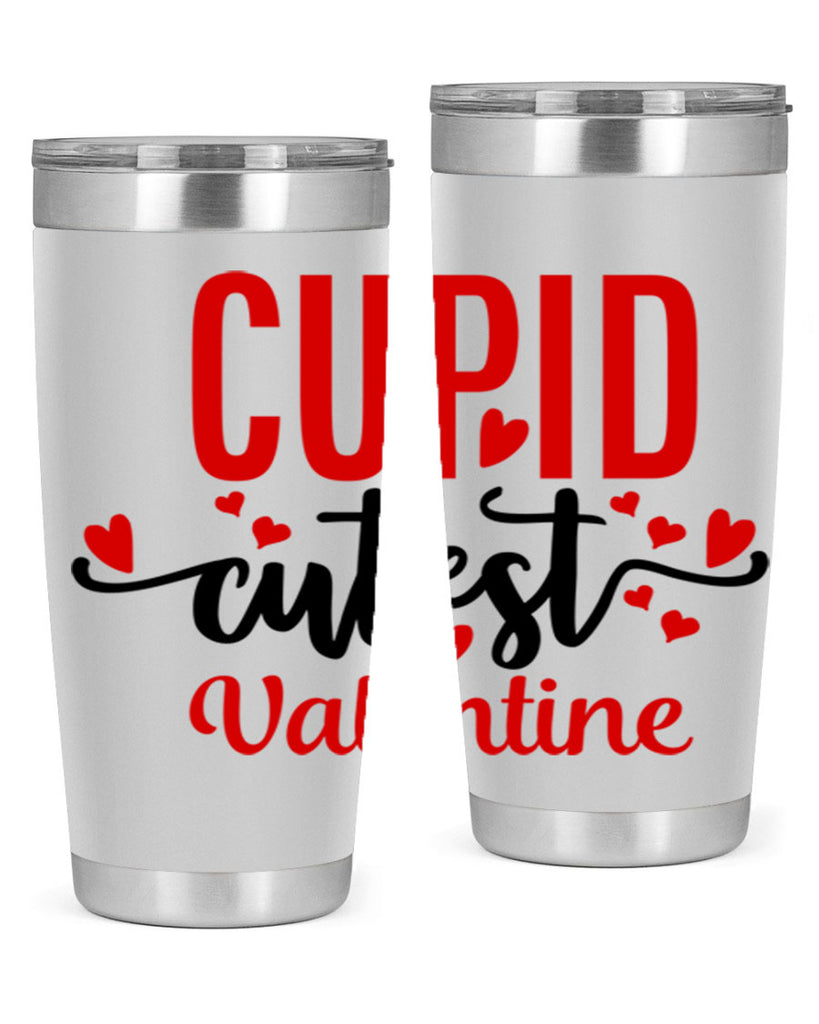 cupid cutest valentine 72#- valentines day- Tumbler
