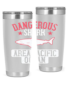 dangerous shark area pacific ocean Style 92#- shark  fish- Tumbler