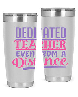 dedicated teacher even from a distance Style 53#- corona virus- Tumbler