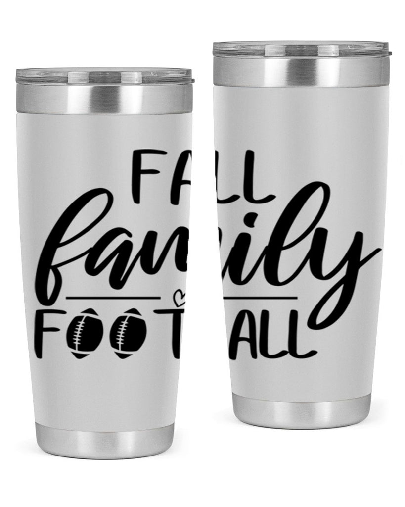 fall family football 100#- fall- Tumbler