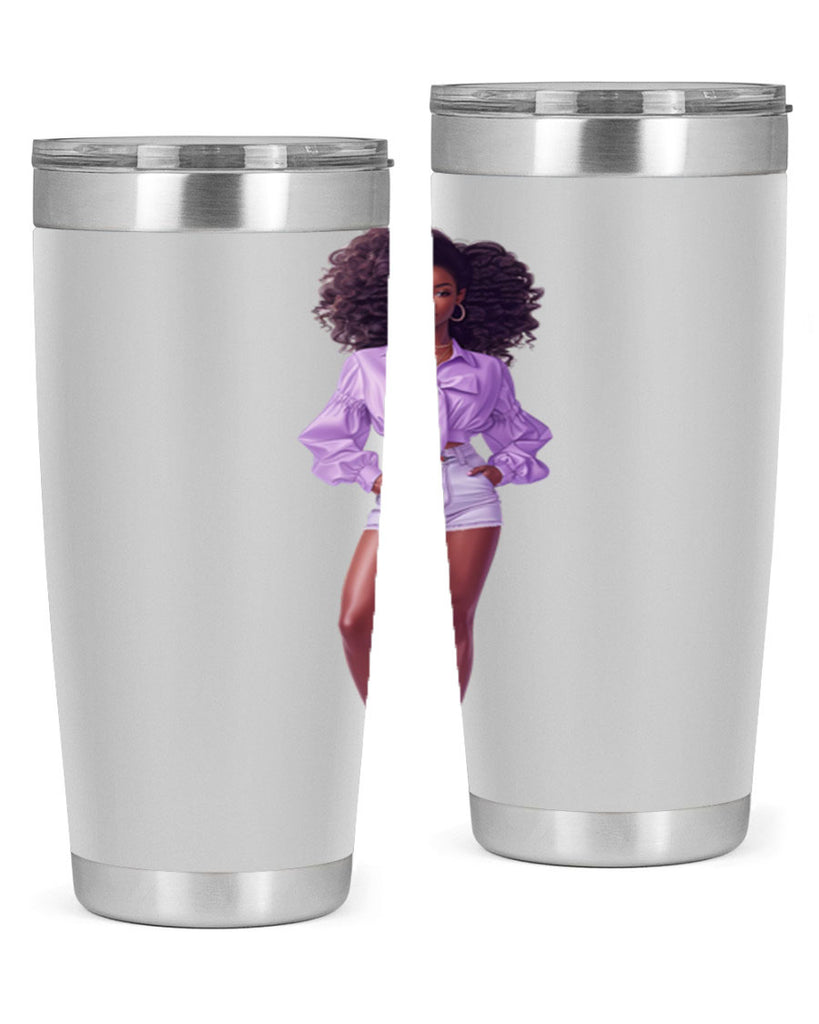 fashion girl in lavender 61#- fashion- Cotton Tank