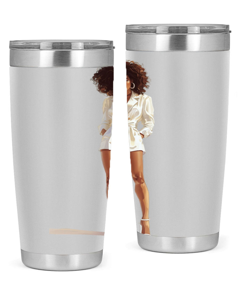 fashion girl in white 74#- fashion- Cotton Tank