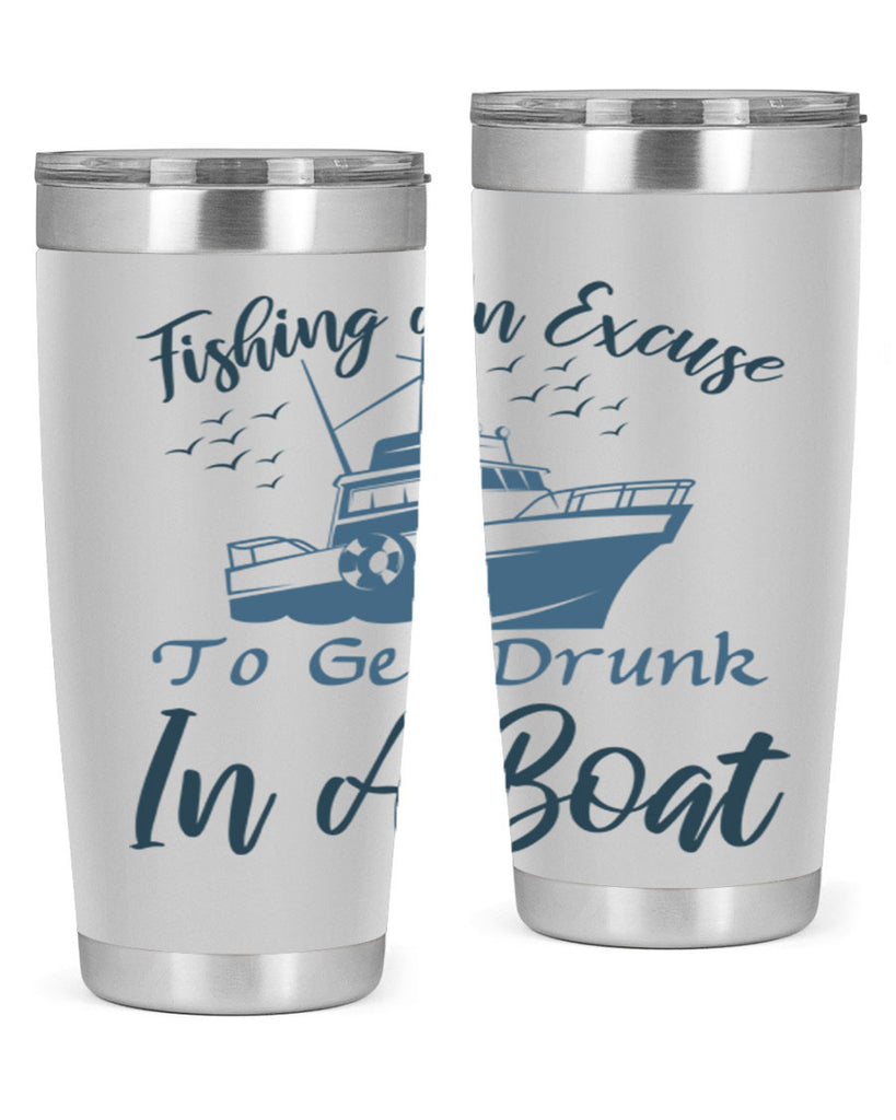 fishing an excuse 152#- fishing- Tumbler