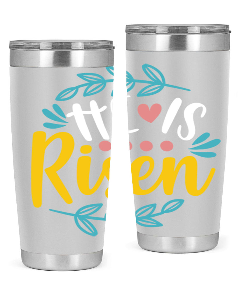 he is risen 78#- easter- Tumbler