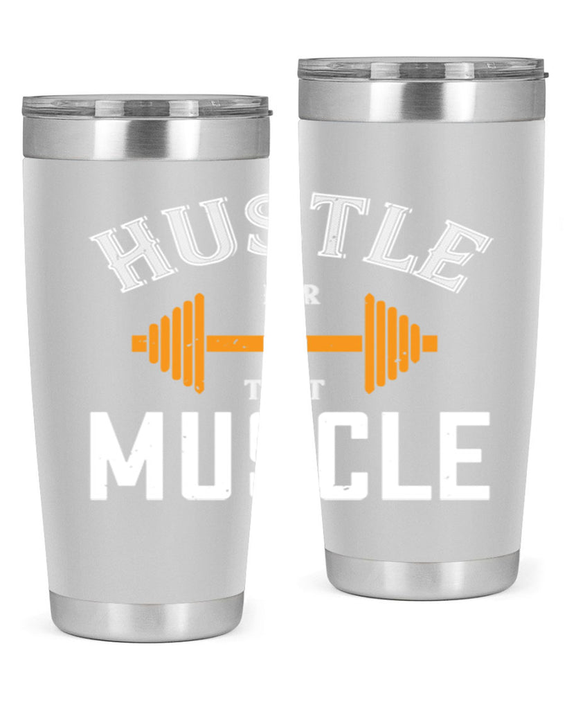 hustel for that muscle 92#- gym- Tumbler
