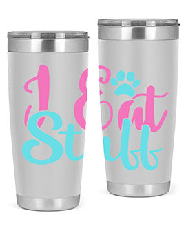 i eat stuff Style 82#- dog- Tumbler