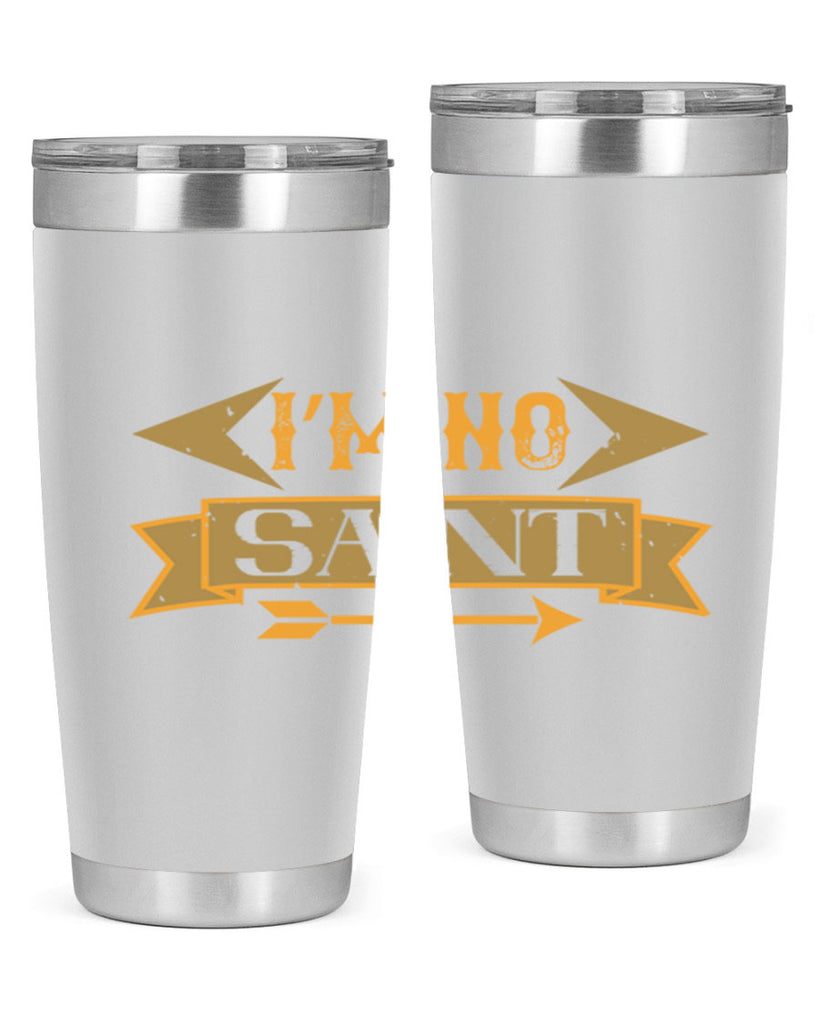 i’m no saint 59#- mardi gras- Tumbler