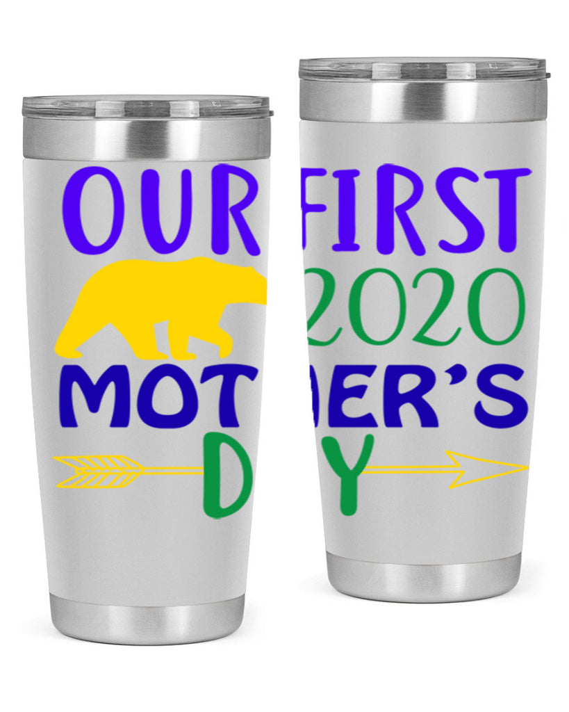 our first mothers day 4#- mardi gras- Tumbler
