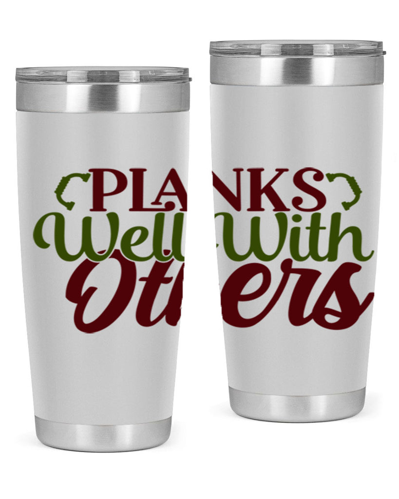 planks well with others 25#- gym- Tumbler