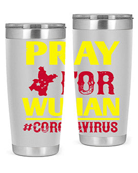 pray for wuhan coronavirus Style 27#- corona virus- Tumbler