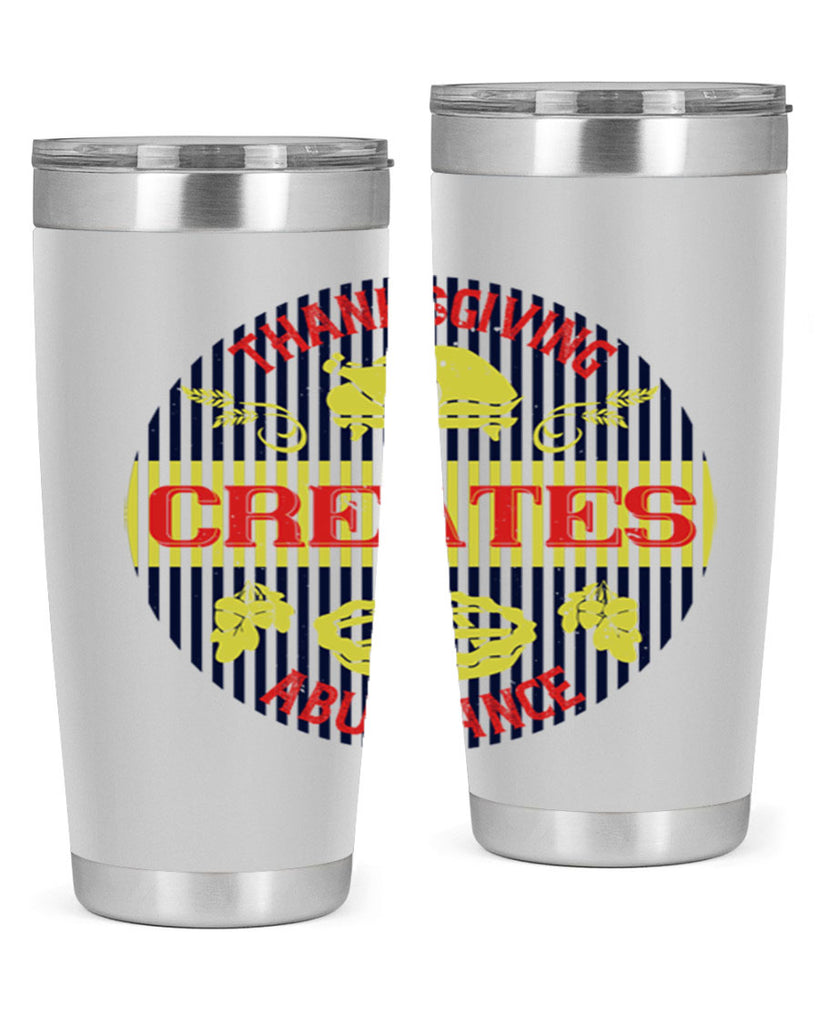 thanksgiving creates abundance 14#- thanksgiving- Tumbler