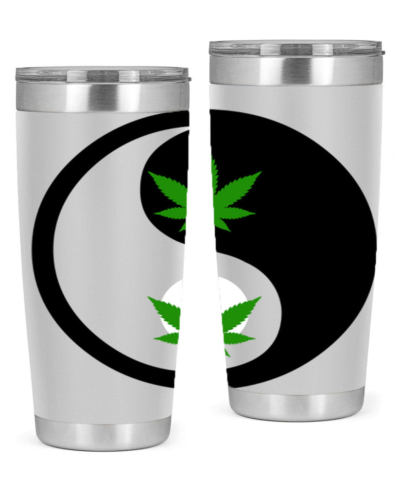 yin and yang weed 311#- marijuana- Tumbler
