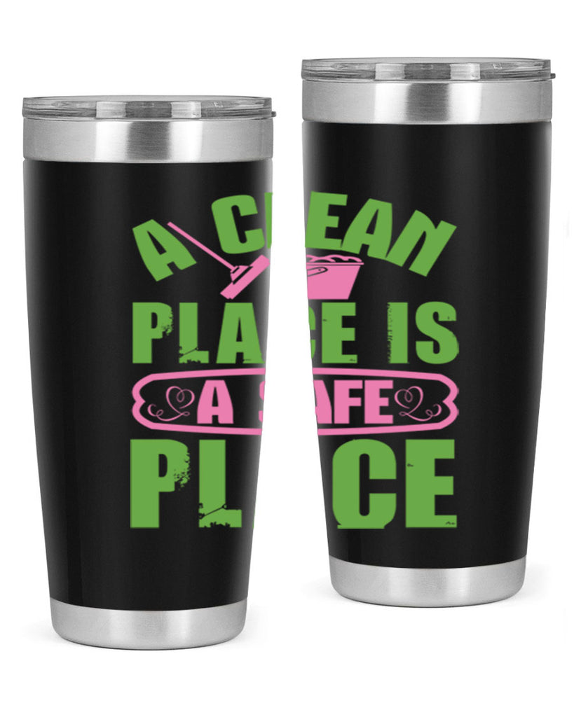 A clean place is a safe place Style 50#- cleaner- Cotton Tank