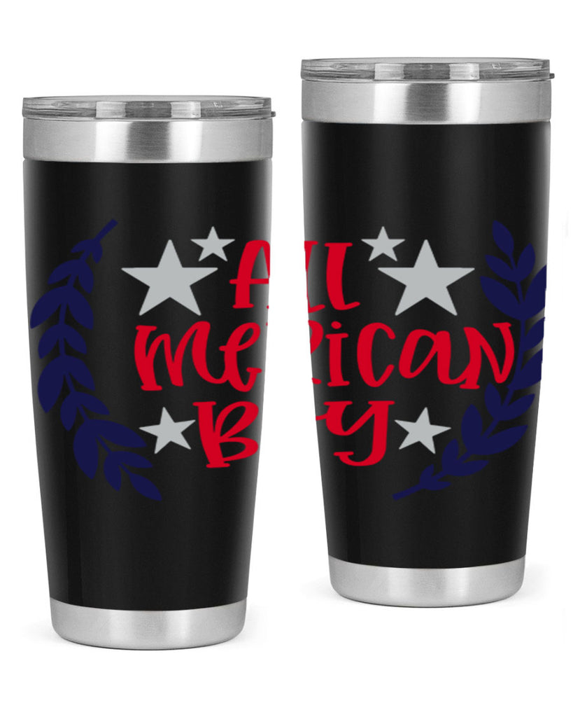 All Merican Boy Style 143#- Fourt Of July- Tumbler