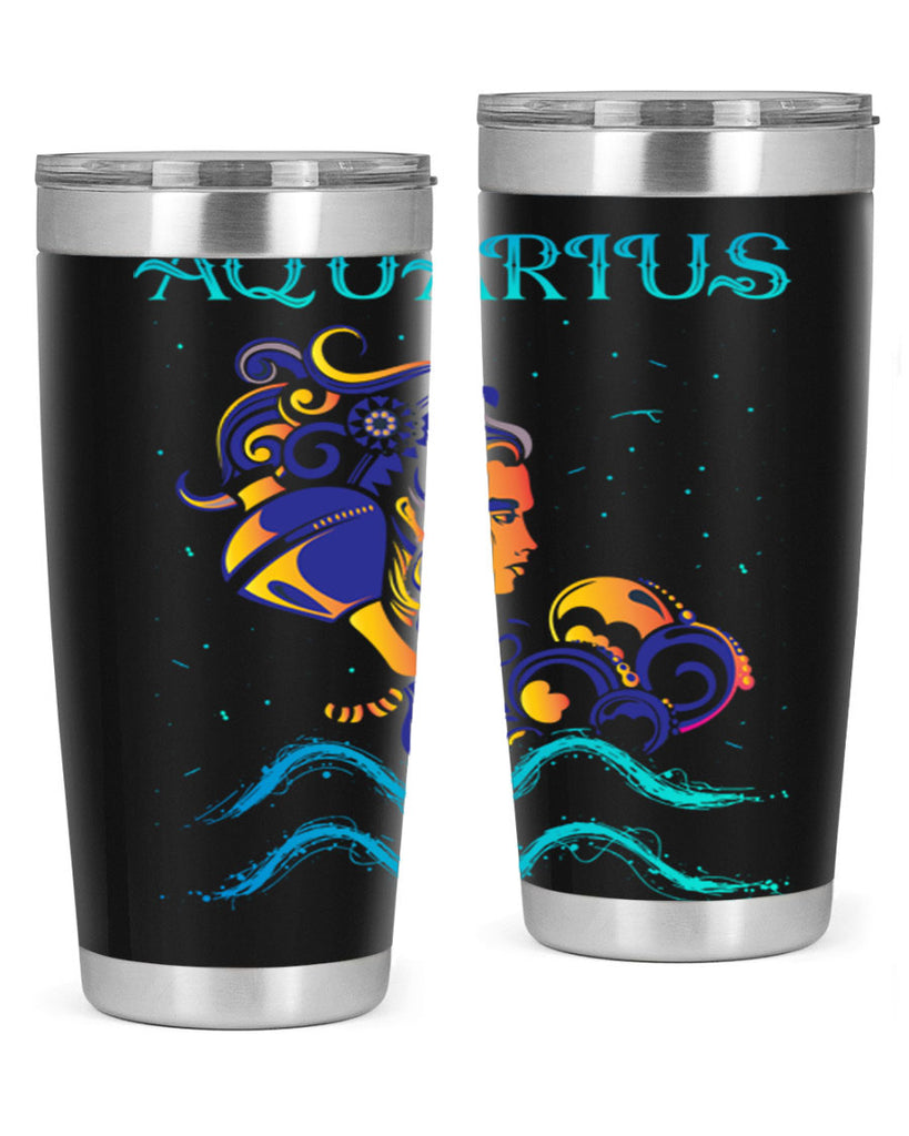 AquariusZodiac 76#- zodiac- Tumbler