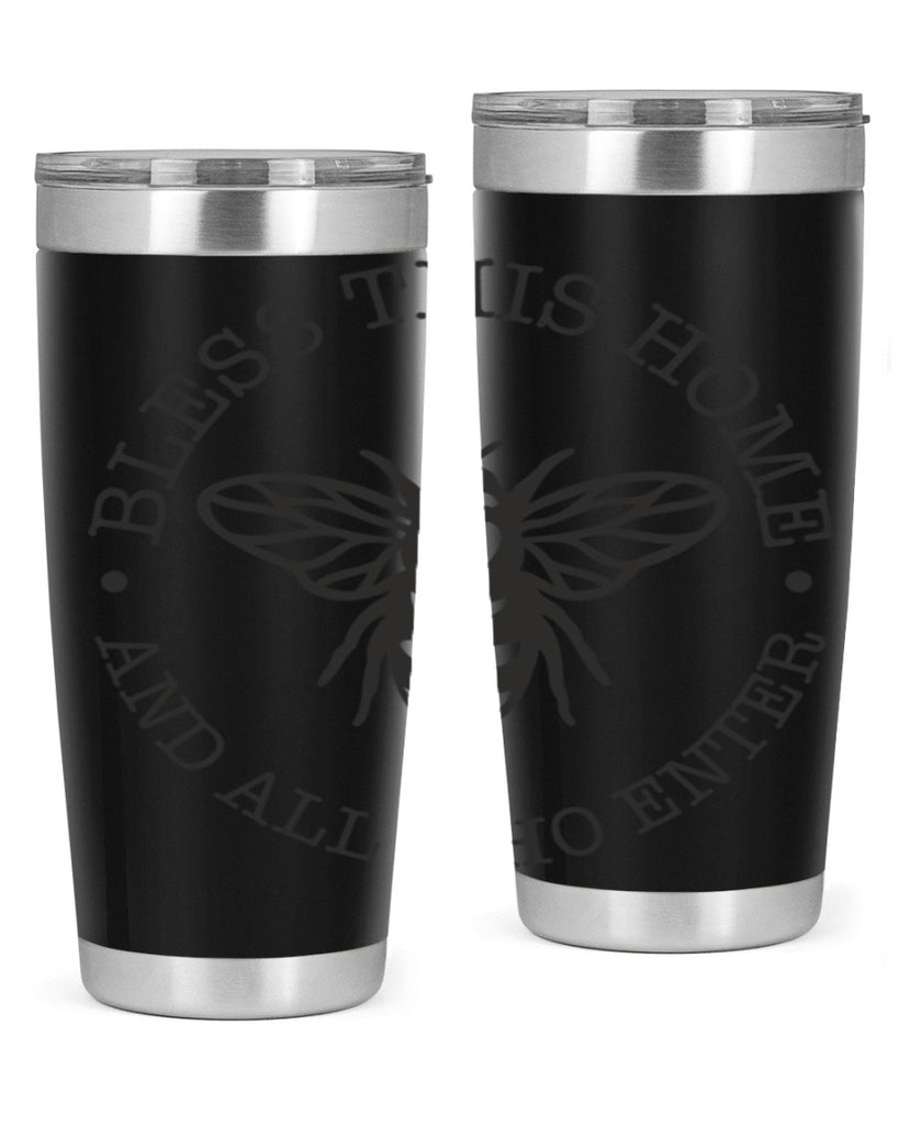 Bless this Home Bee59#- spring- Tumbler