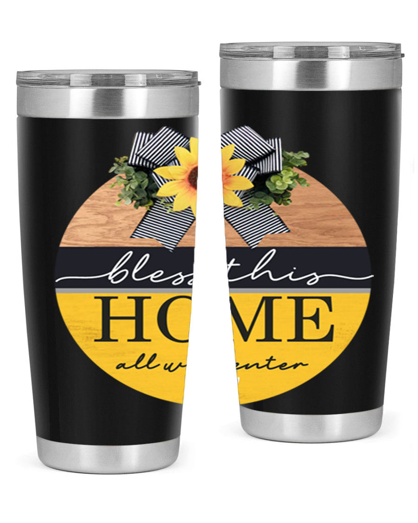 Bless this Home and all Mockup56#- spring- Tumbler