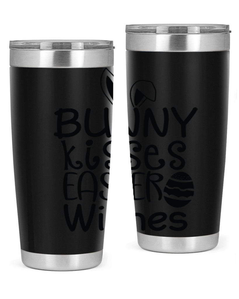 Bunny kisses easter wishes  94#- spring- Tumbler