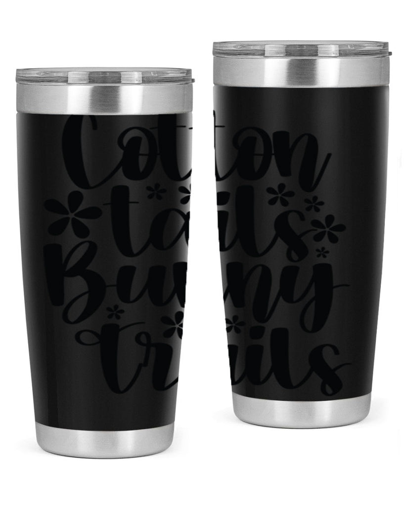 Cotton tails bunny trails  113#- spring- Tumbler