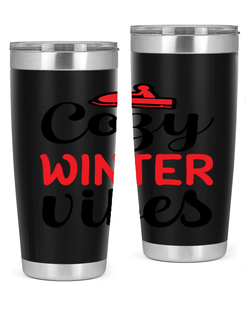Cozy winter vibes 68#- winter- Tumbler