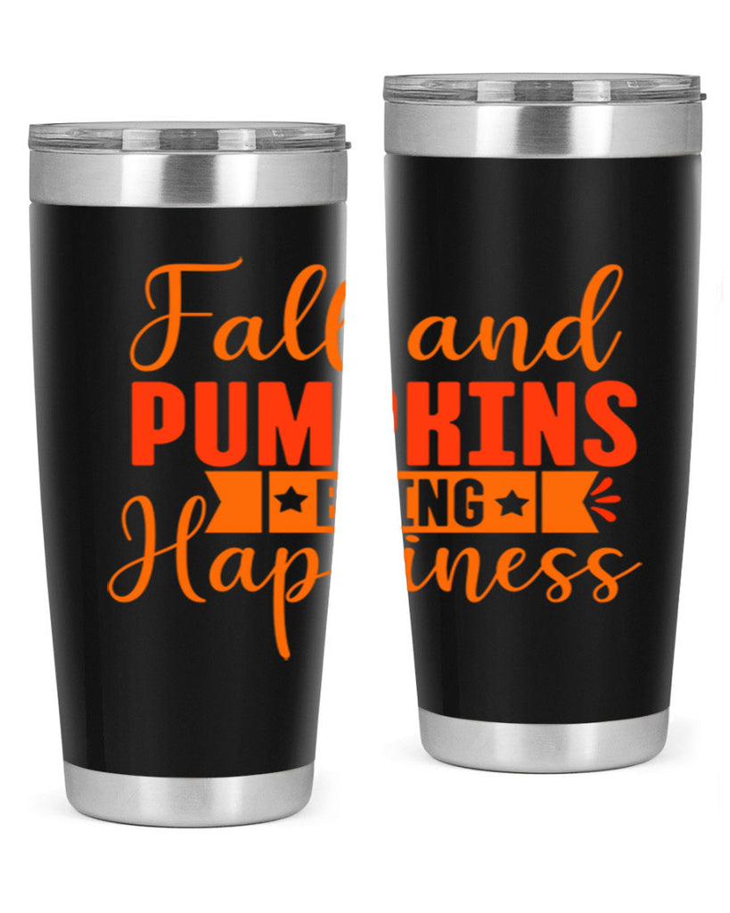 Fall And Pumpkins Bring Happiness Design 84#- fall- Tumbler