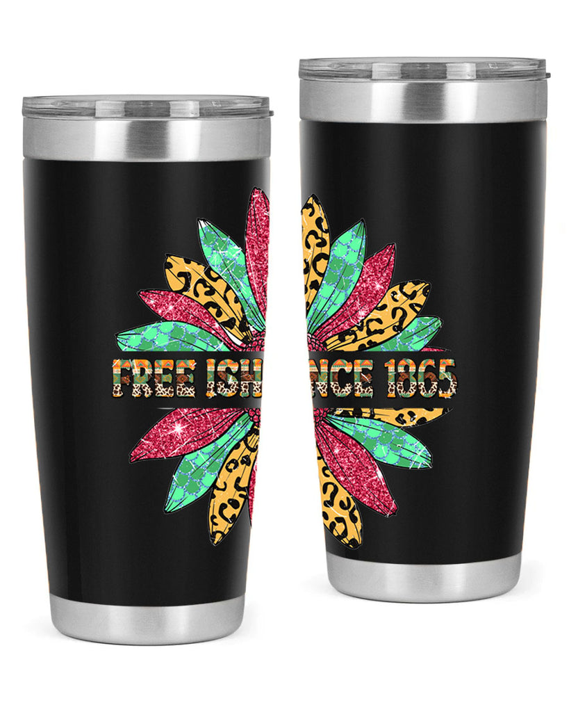 Freeish Since 1865 Sunflower Juneteenth 15#- Juneteenth- tumbler