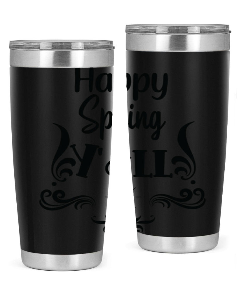 Happy Spring Yall 171#- spring- Tumbler