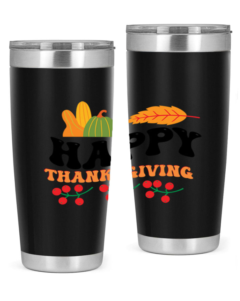 Happy Thanksgiving 251#- fall- Tumbler