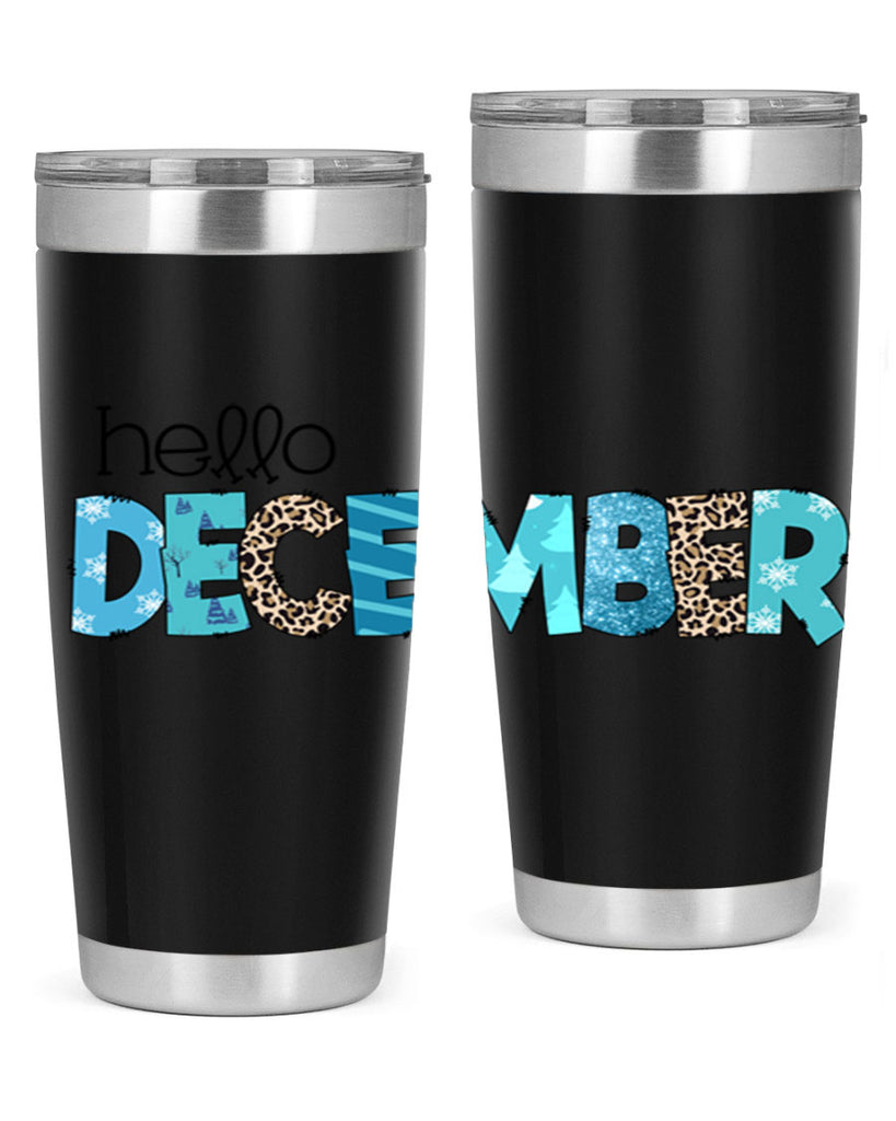Hello December 187#- winter- Tumbler