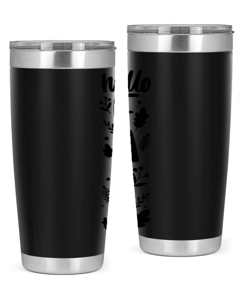 Hello Fall 495#- fall- Tumbler