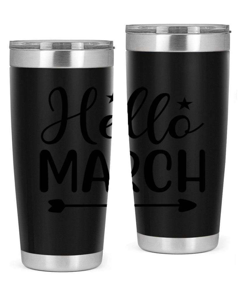 Hello March 184#- spring- Tumbler