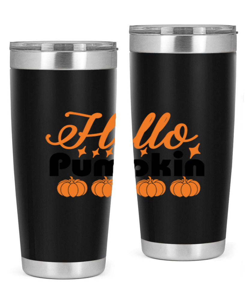 Hello Pumpkin 292#- fall- Tumbler