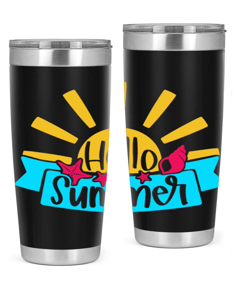 Hello Summer Style 38#- summer- Tumbler