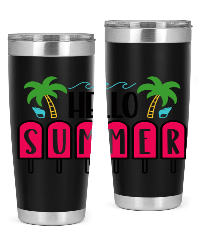 Hello Summer Style 39#- summer- Tumbler