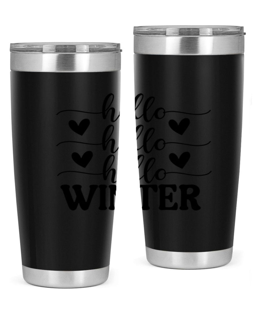 Hello Winter 167#- winter- Tumbler