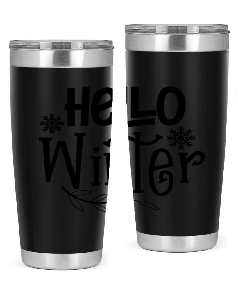 Hello Winter 168#- winter- Tumbler