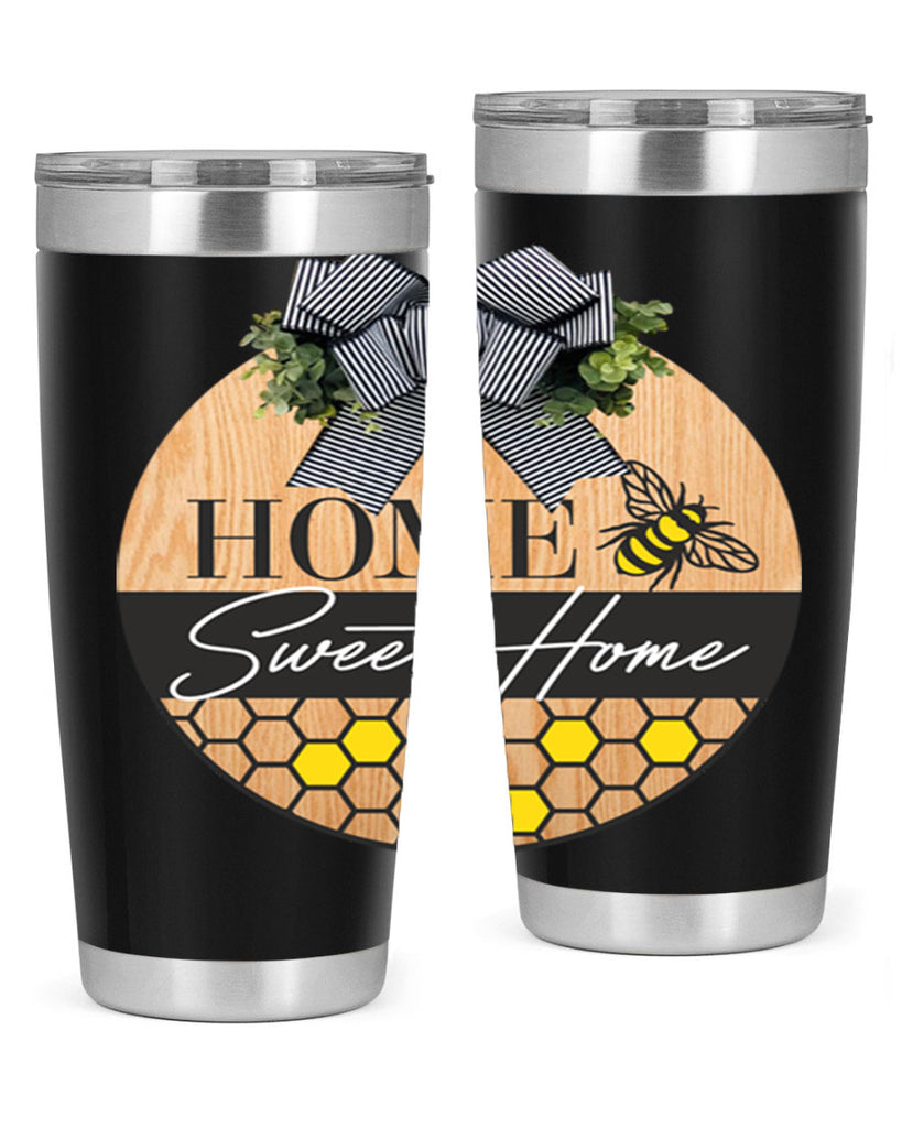 Home Sweet home bee and hive Mockup241#- spring- Tumbler