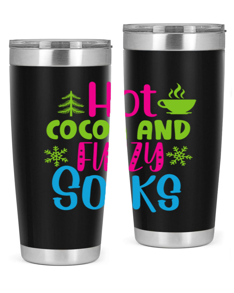 Hot Cocoa And Fuzzy Socks209#- winter- Tumbler