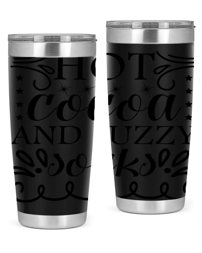 Hot Cocoa and Fuzzy Socks 217#- winter- Tumbler
